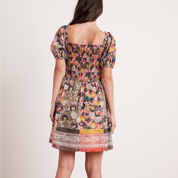 Velvet Taria floral mini dress size S - Picture 2 of 8